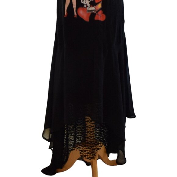 Betty Boop Boho Sassy Dress Size XXL Junior Upcycled - Picture 2 of 7